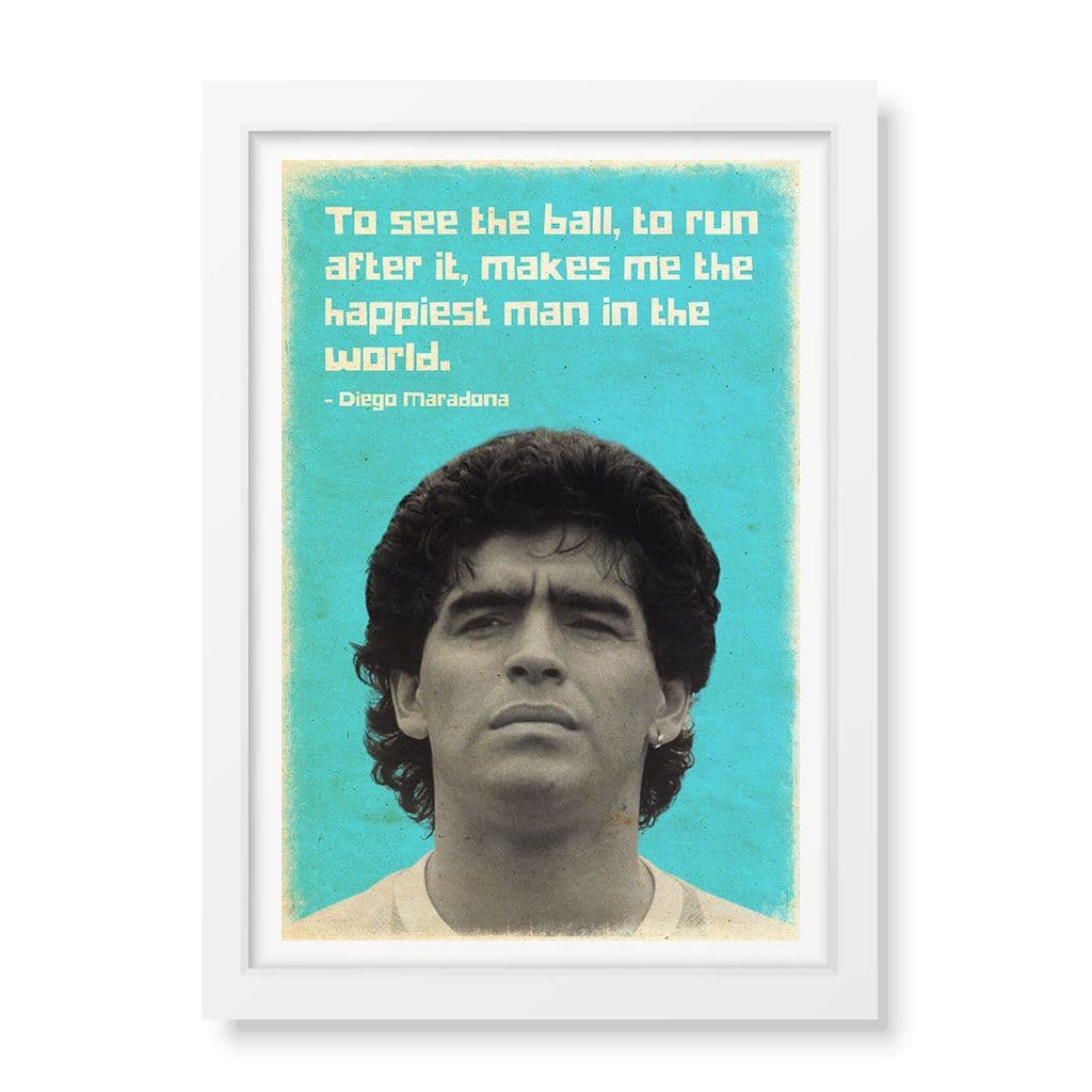 Argentina | Diego Maradona Retro Art Print - Image 3