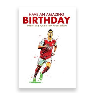 Arsenal Birthday Card | Martinelli