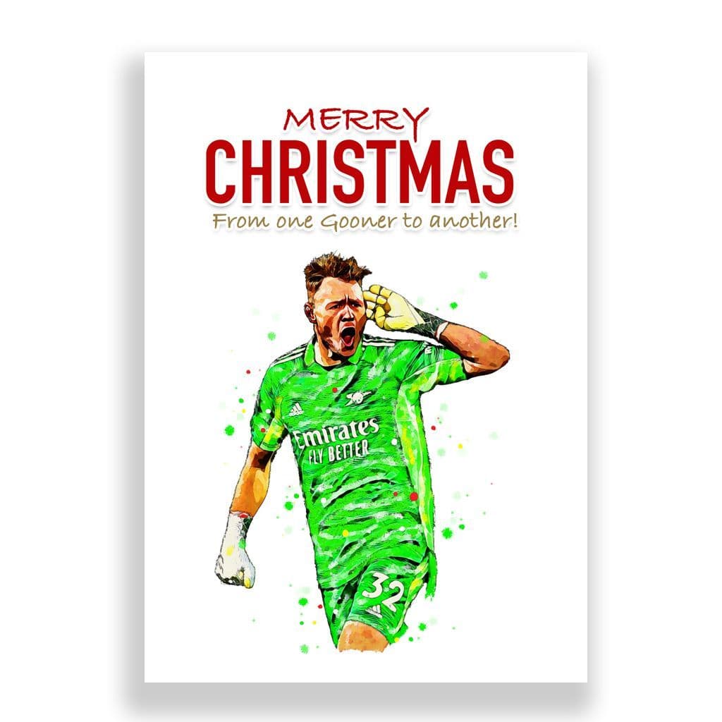 Arsenal Christmas Card | Aaron Ramsdale