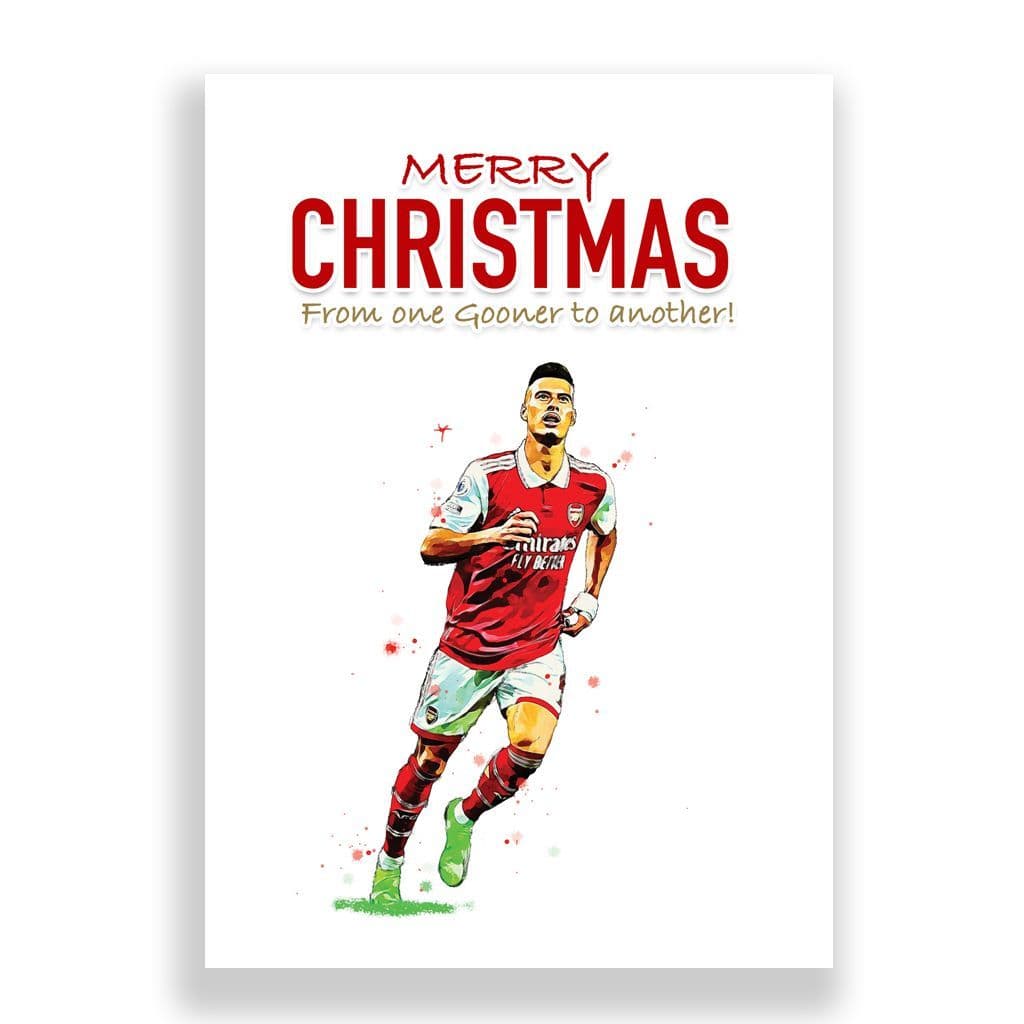 Arsenal Christmas Card | Martinelli