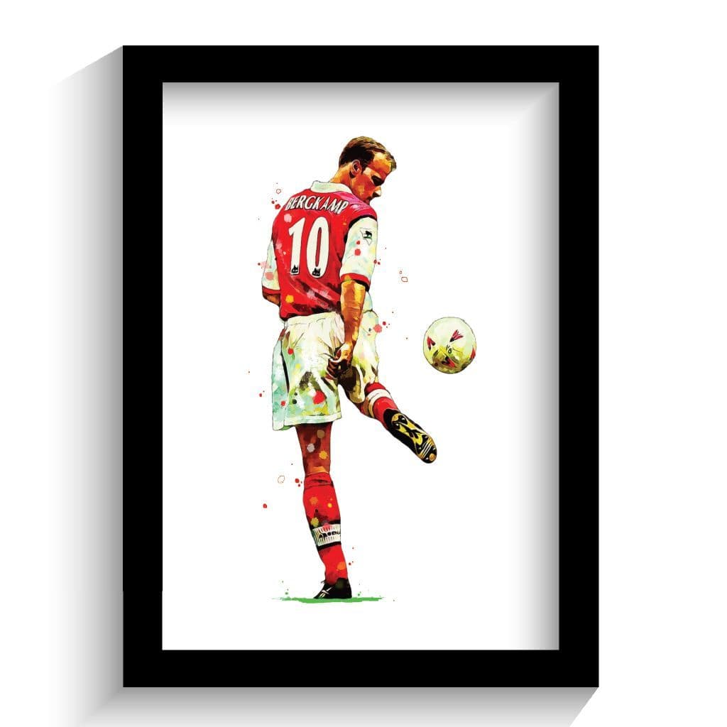 Arsenal | Dennis Bergkamp Art Print - Image 2
