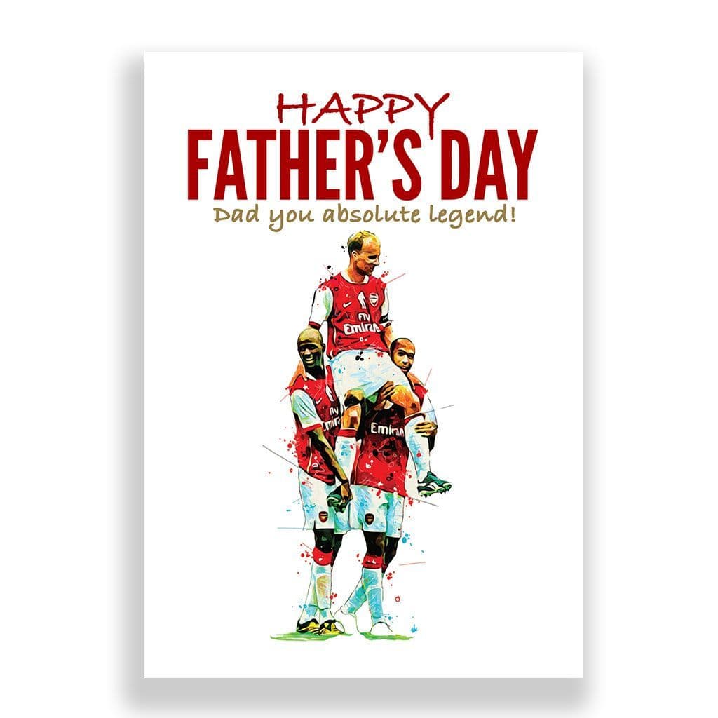 Arsenal Father's Day Card | Bergkamp | Henry | Vieira