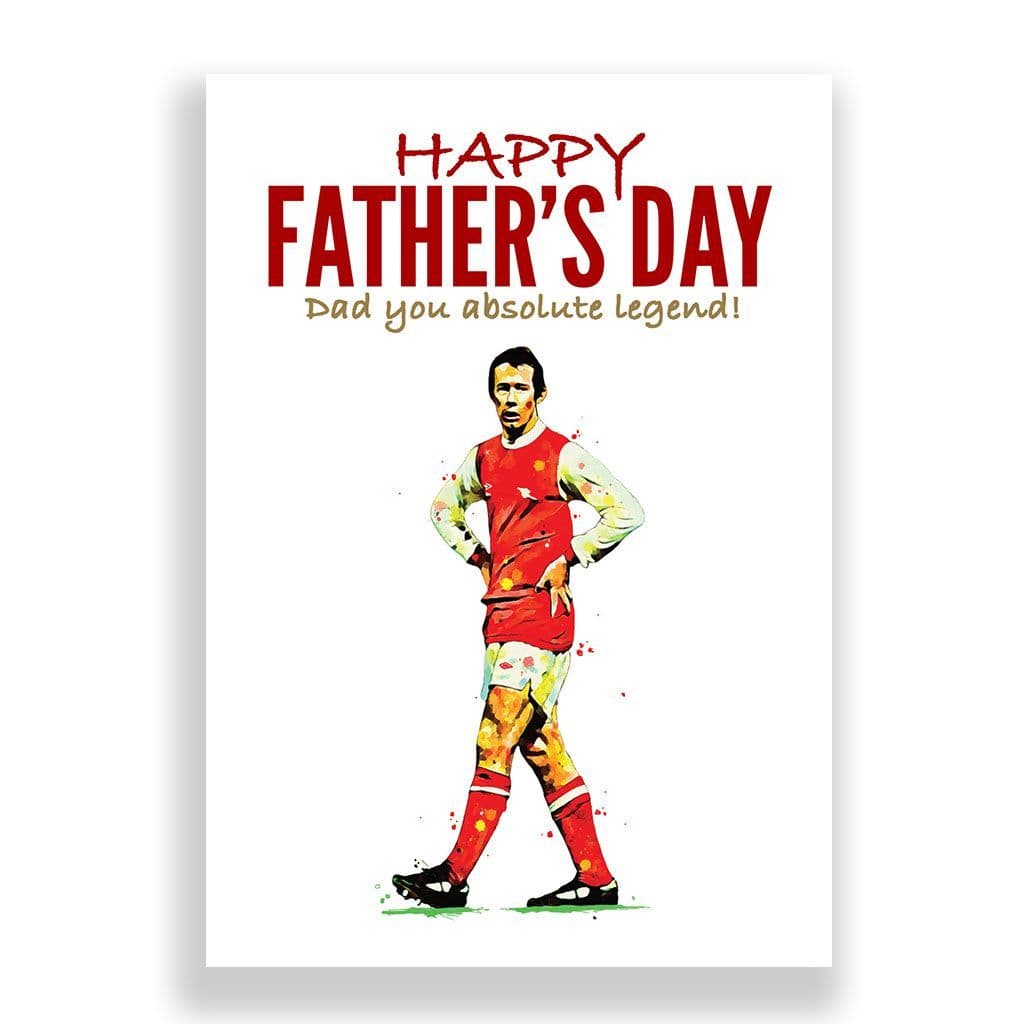 Arsenal Father's Day Card | Liam Brady