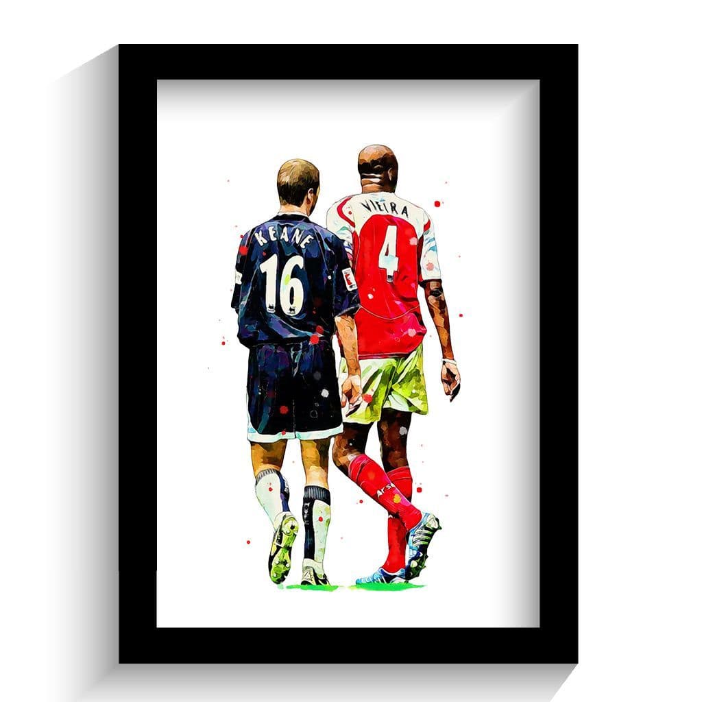 Arsenal | Patrick Vieira | Roy Keane Art Print - Image 2