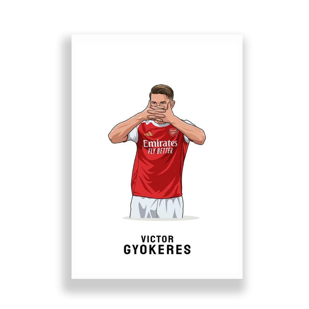 Arsenal Print | Victor Gyokeres - Image 2