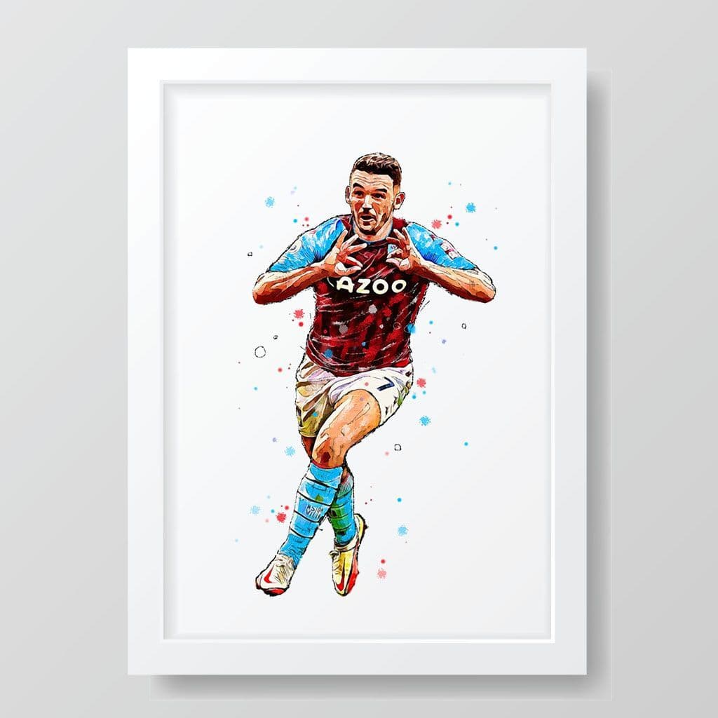 Aston Villa | John McGinn Art Print - Image 3