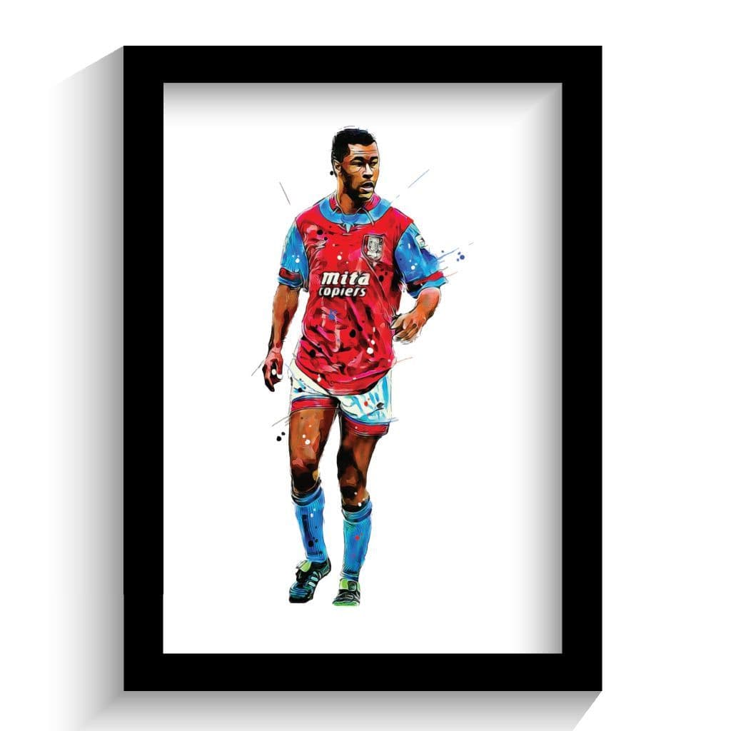 Aston Villa | Paul McGrath Art Print - Image 2