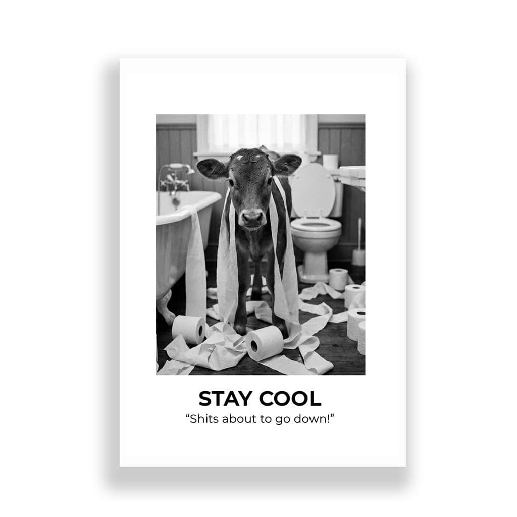 Bathroom Print | Stay Cool! - Image 2