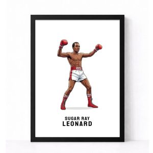 Boxing Print | Sugar Ray Leonard