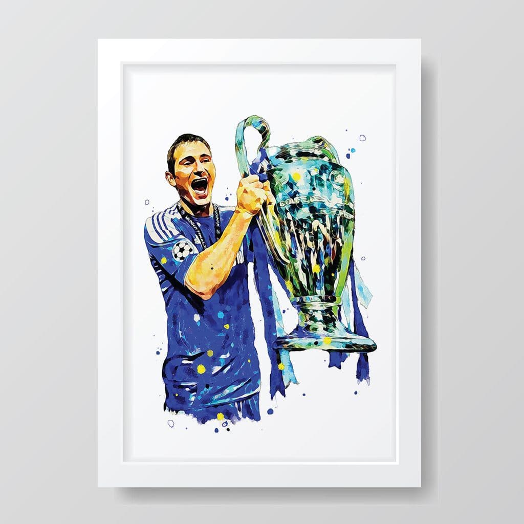 Chelsea | Frank Lampard Art Print | Champions League - Image 3