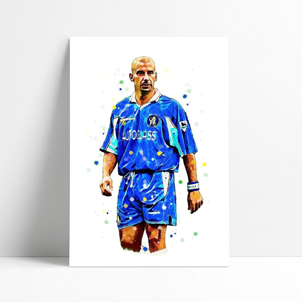 Chelsea | Gianluca Vialli Art Print