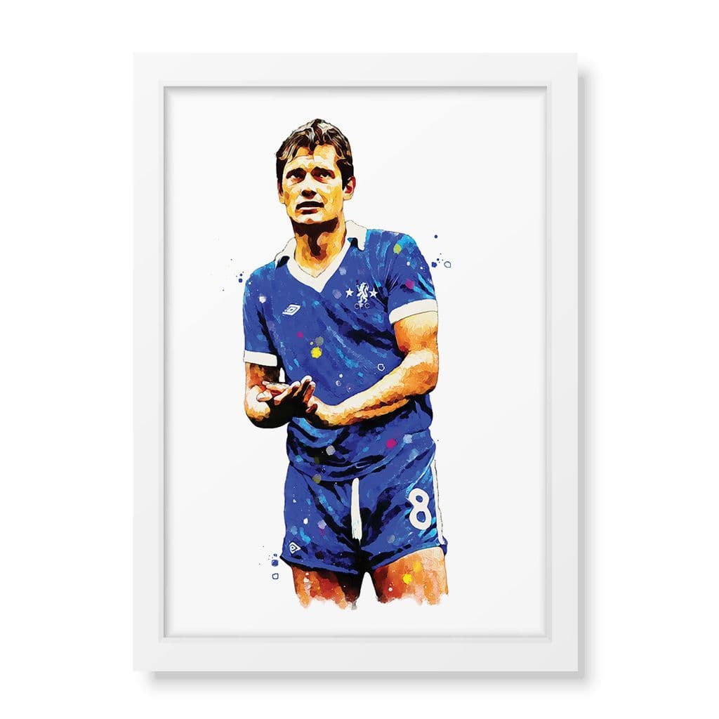 Chelsea | Ray Wilkins Art Print - Image 3