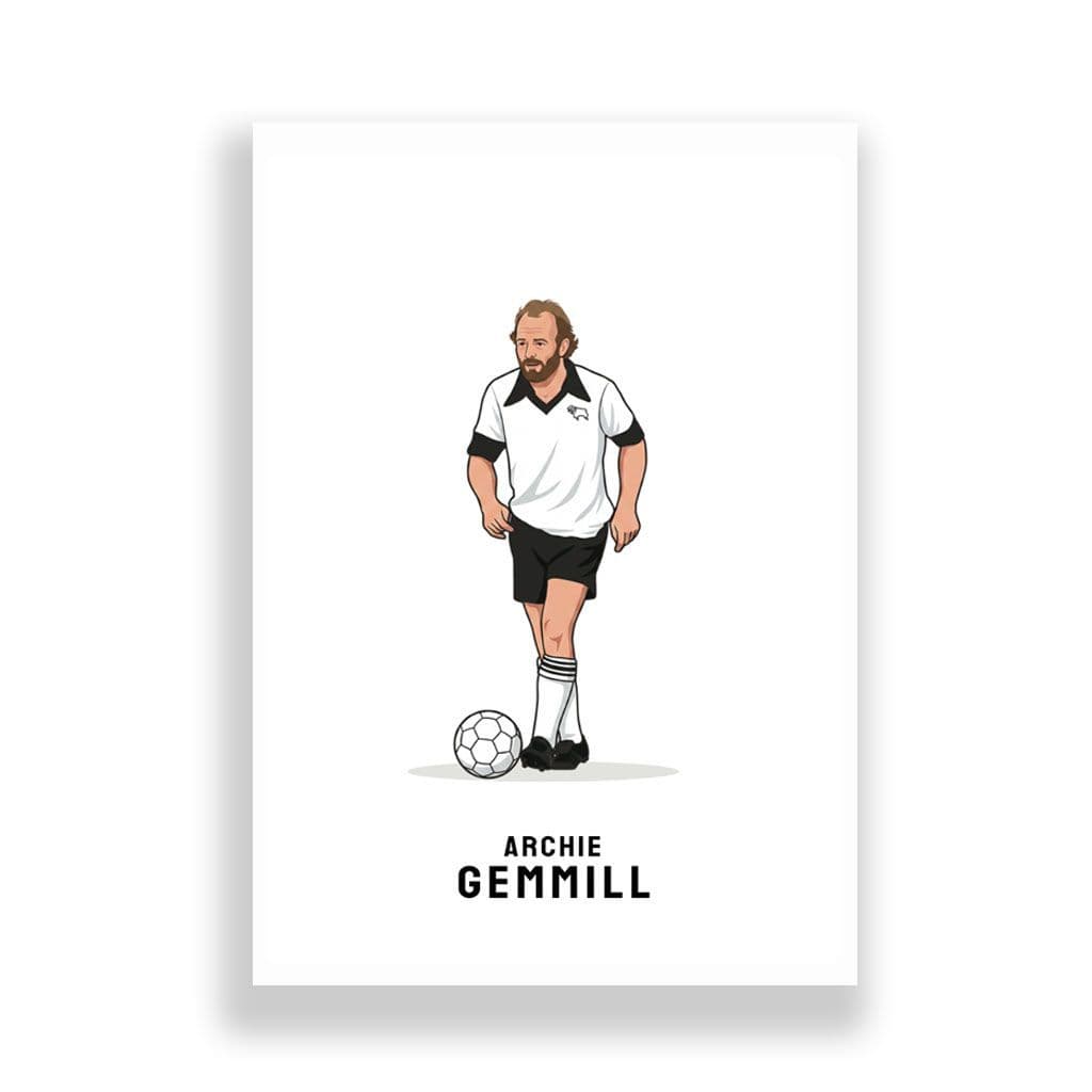 Derby County Print | Archie Gemmill - Image 2