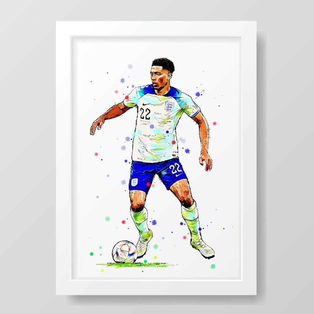 England | Jude Bellingham Art Print - Image 3