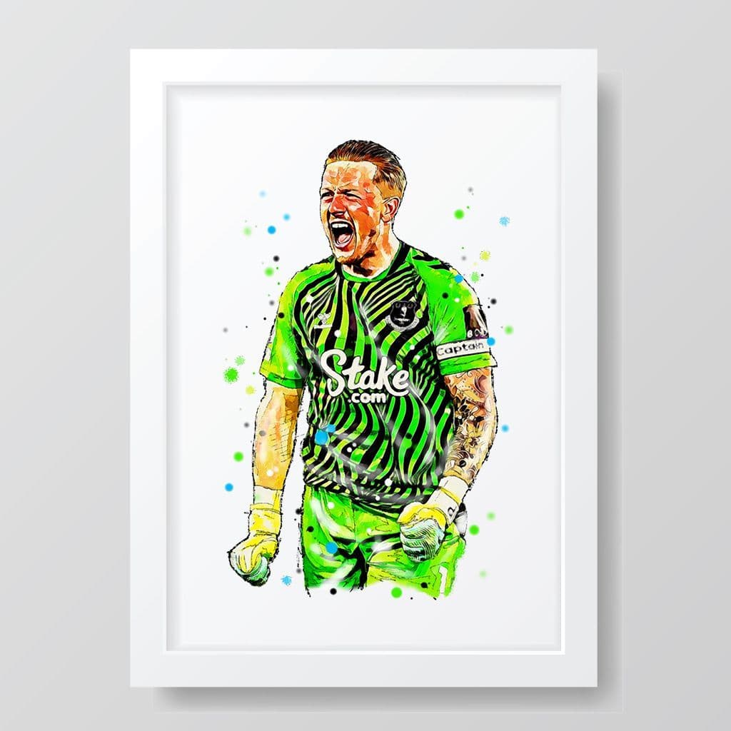 Everton | Jordan Pickford Art Print - Image 3