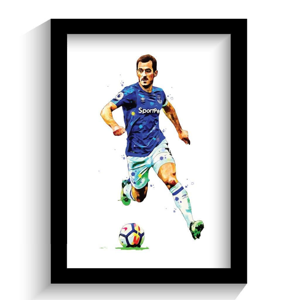 Everton | Leighton Baines Art Print - Image 2