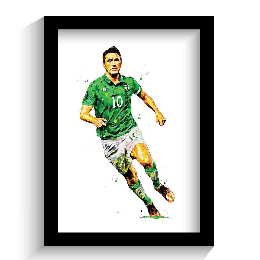 Ireland | Robbie Keane Art Print - Image 2