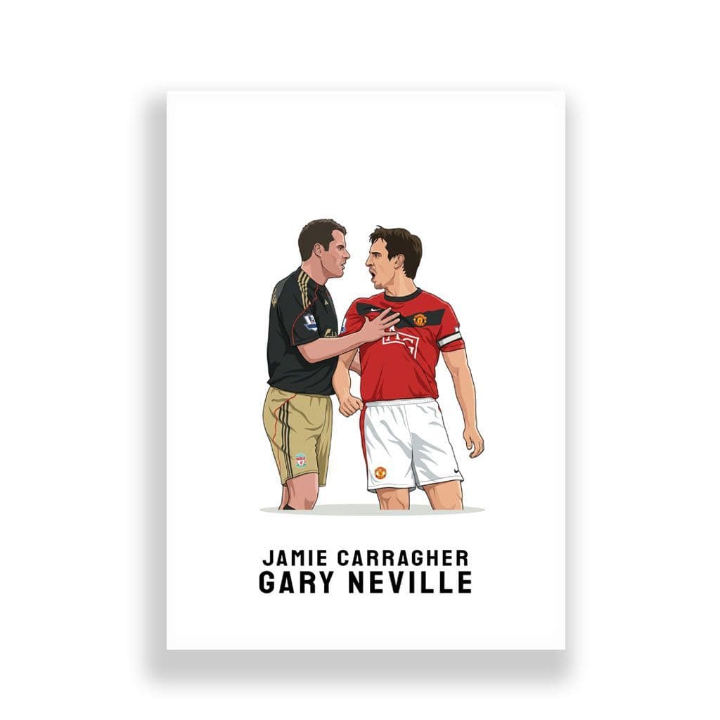 Jamie Carragher & Gary Neville Print - Image 2