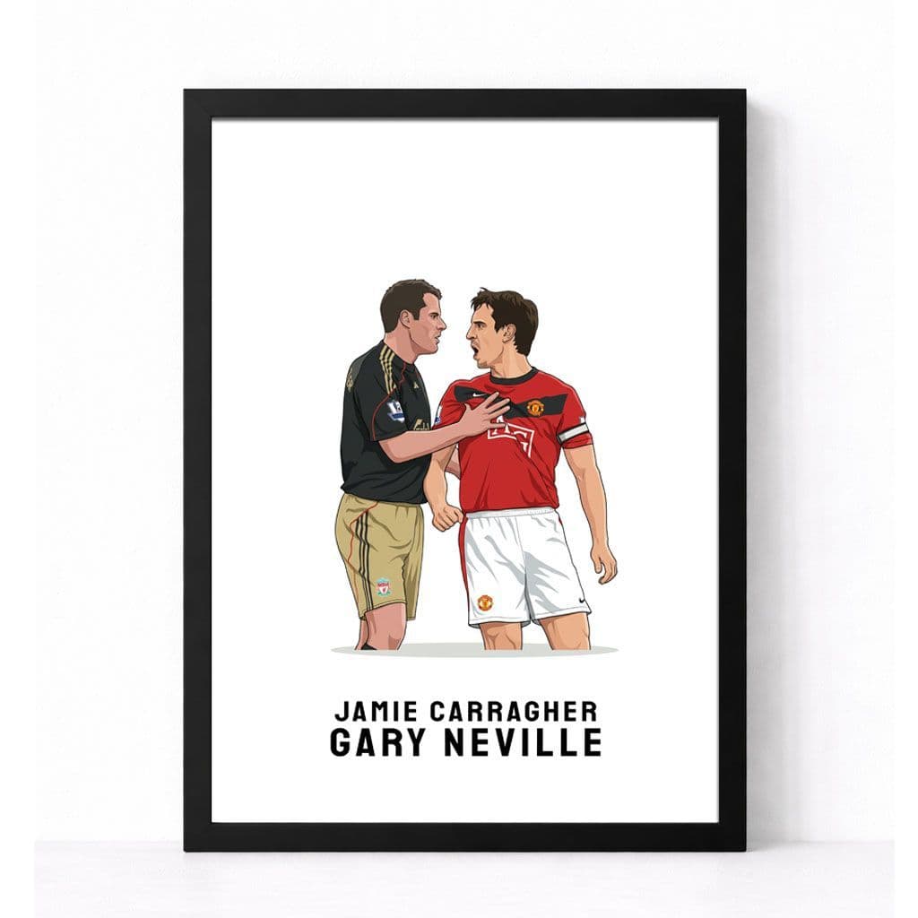 Jamie Carragher & Gary Neville Print