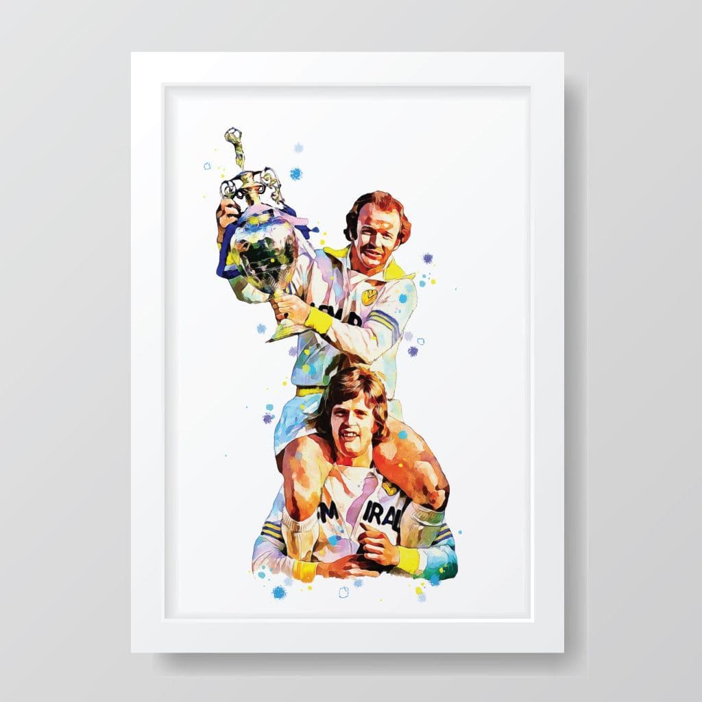 Leeds United | Billy Bremner | Gordon McQueen Art Print - Image 3