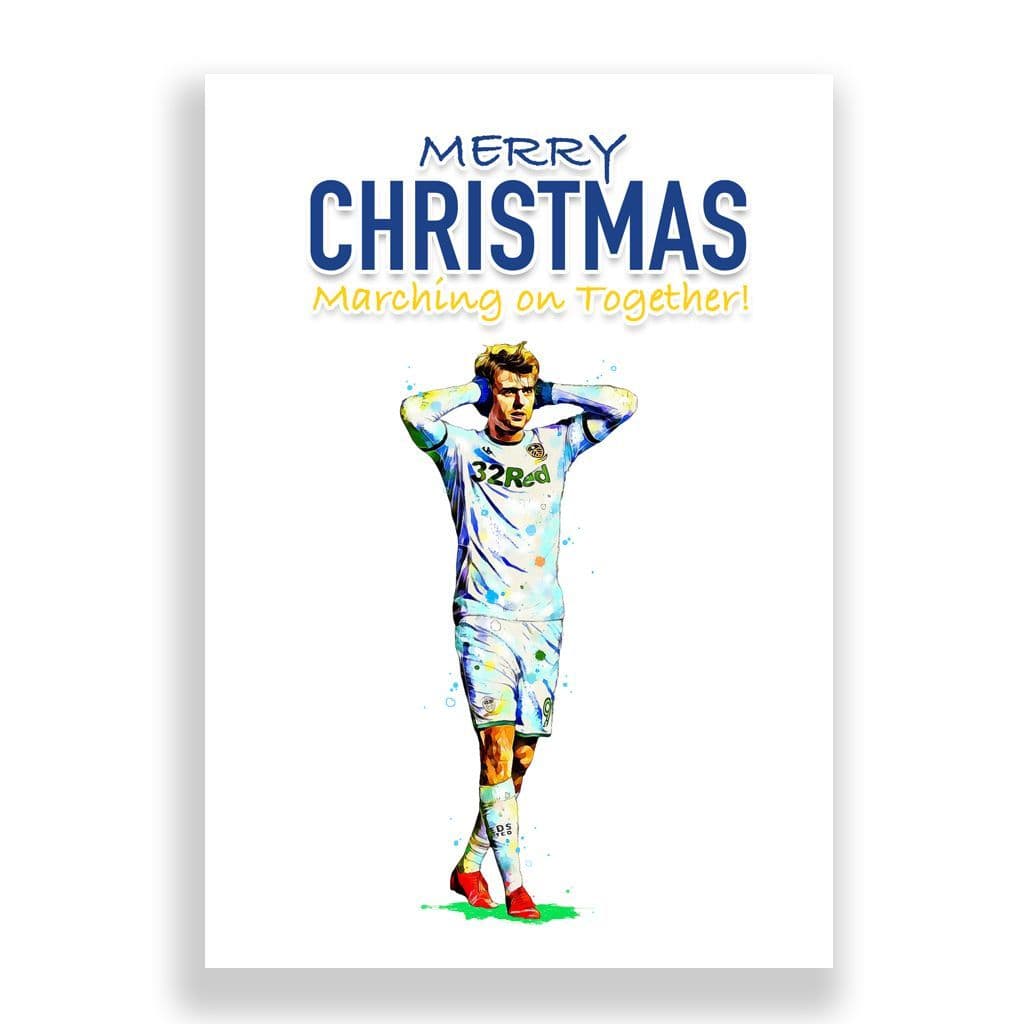 Leeds United Christmas Card | Patrick Bamford