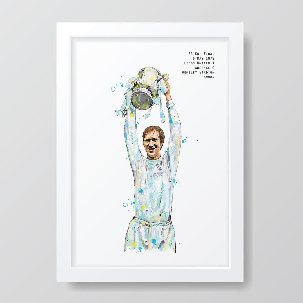 Leeds United | Jack Charlton Art Print - Image 3