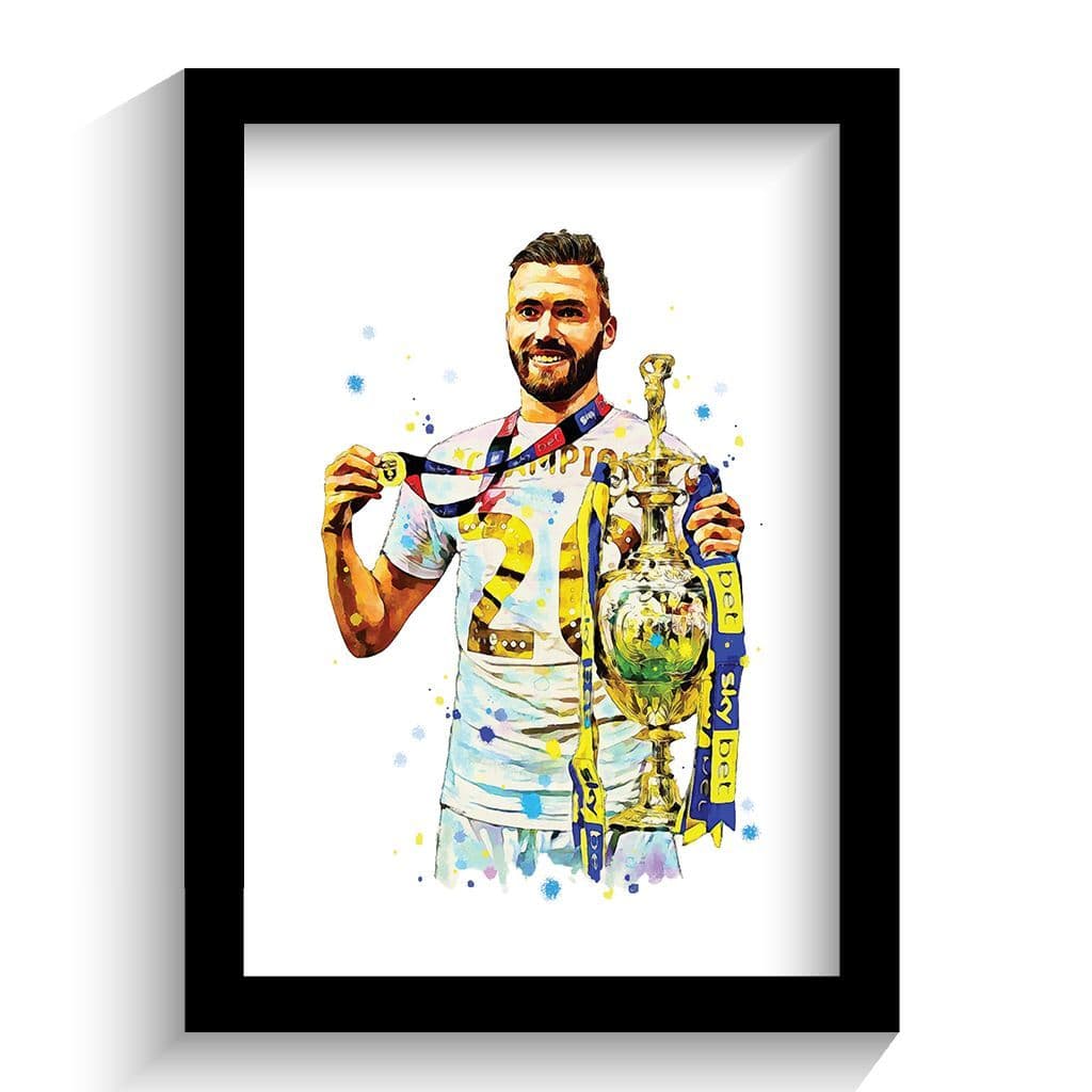 Leeds United | Stuart Dallas Art Print (1) - Image 2