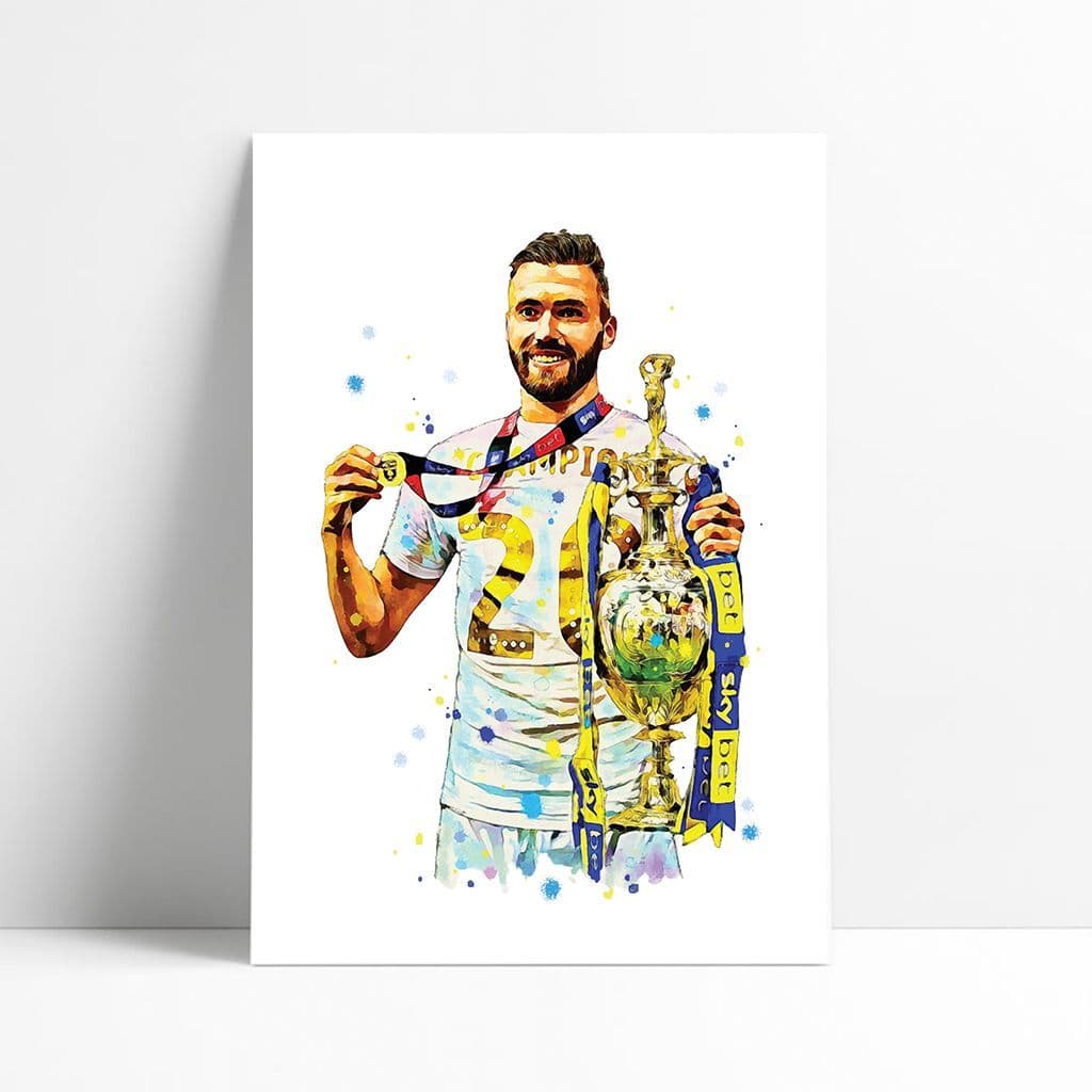 Leeds United | Stuart Dallas Art Print (1)