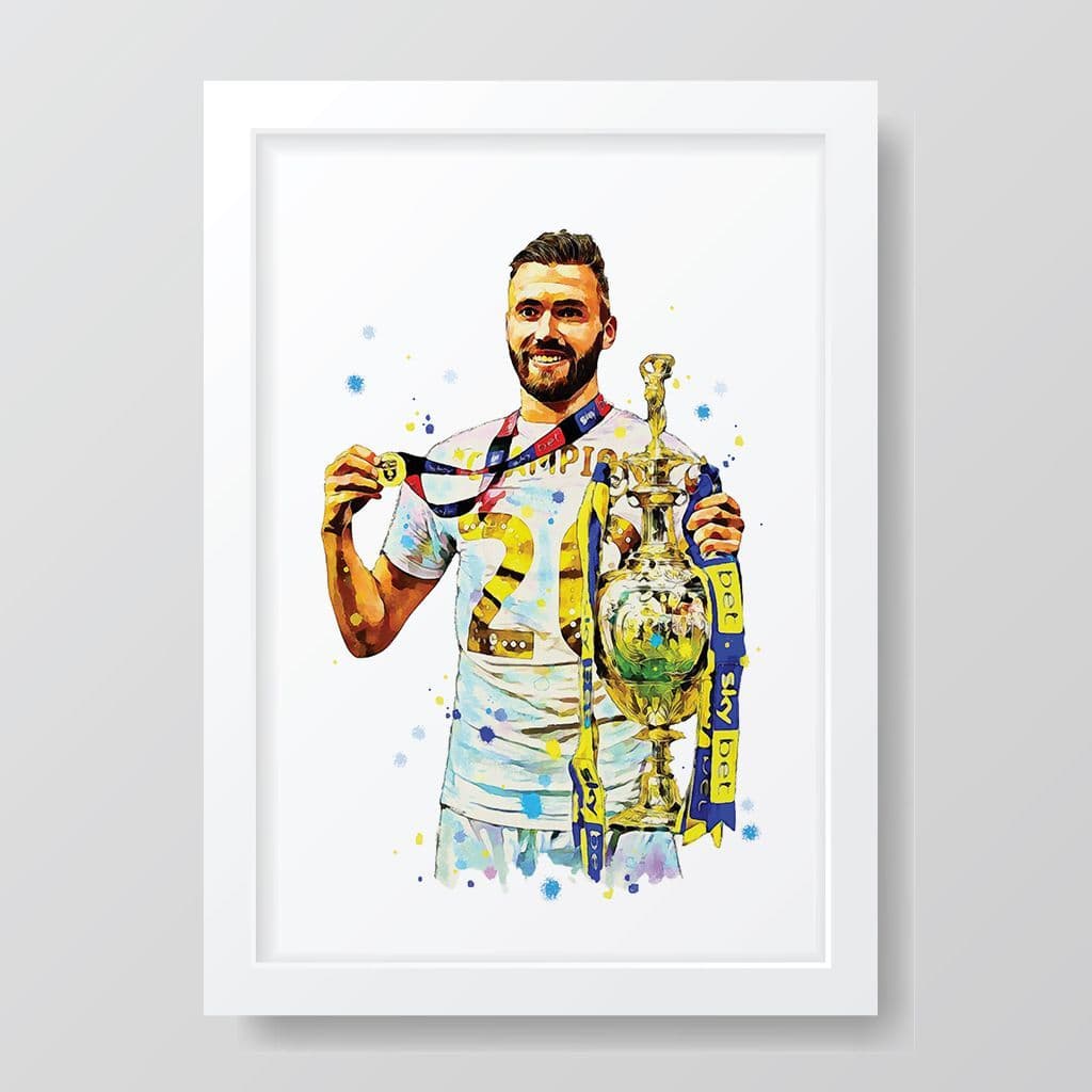 Leeds United | Stuart Dallas Art Print (1) - Image 3