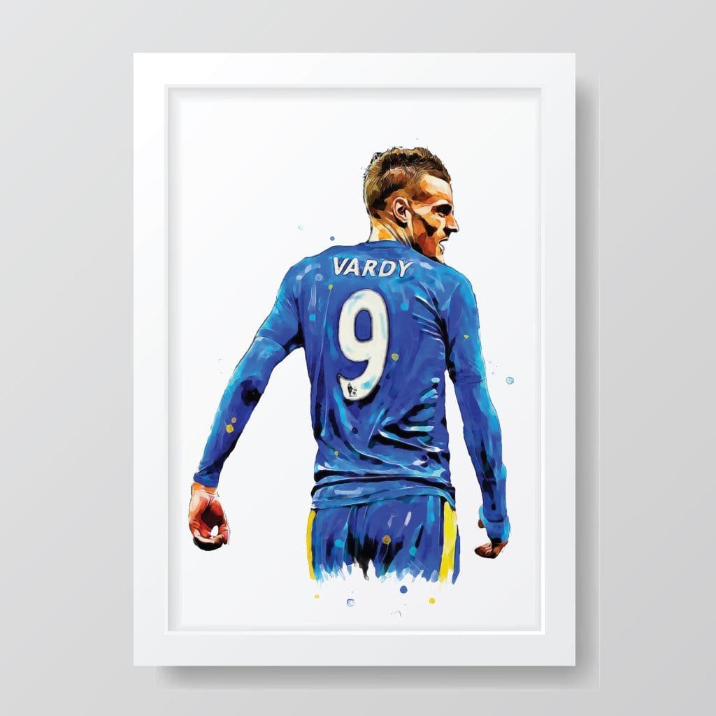 Leicester CIty | Jamie Vardy Art Print - Image 3