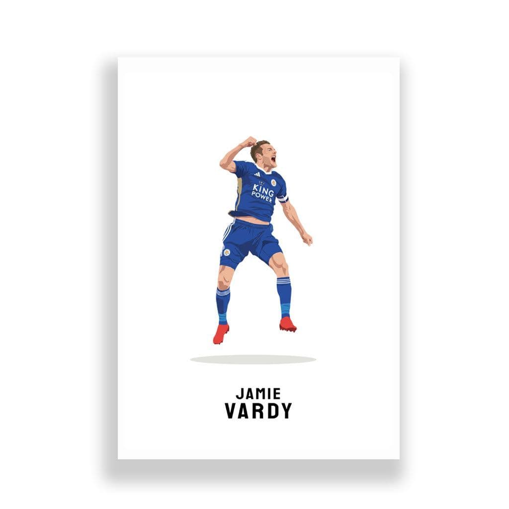 Leicester City Print | Jamie Vardy - Image 2