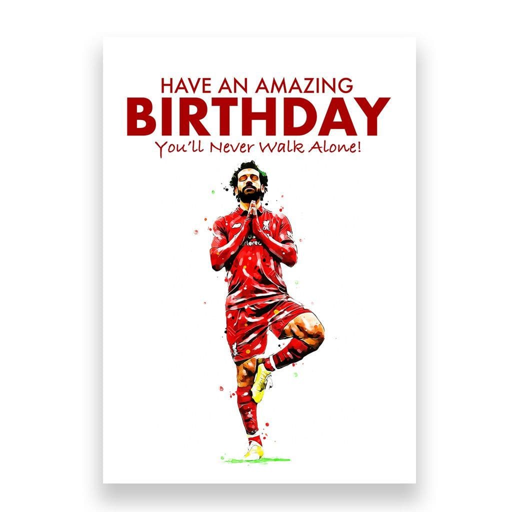 Liverpool Birthday Card | Mo Salah