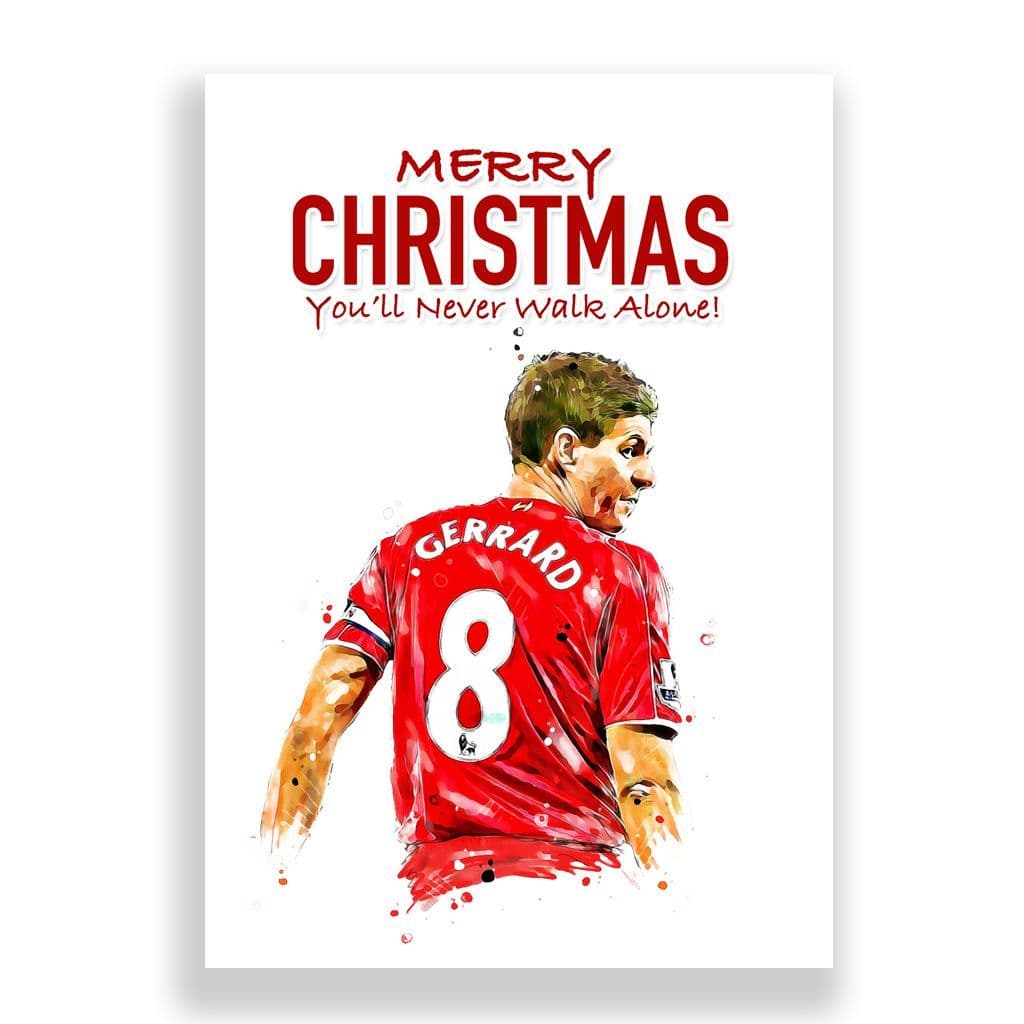Liverpool Christmas Card | Steven Gerrard