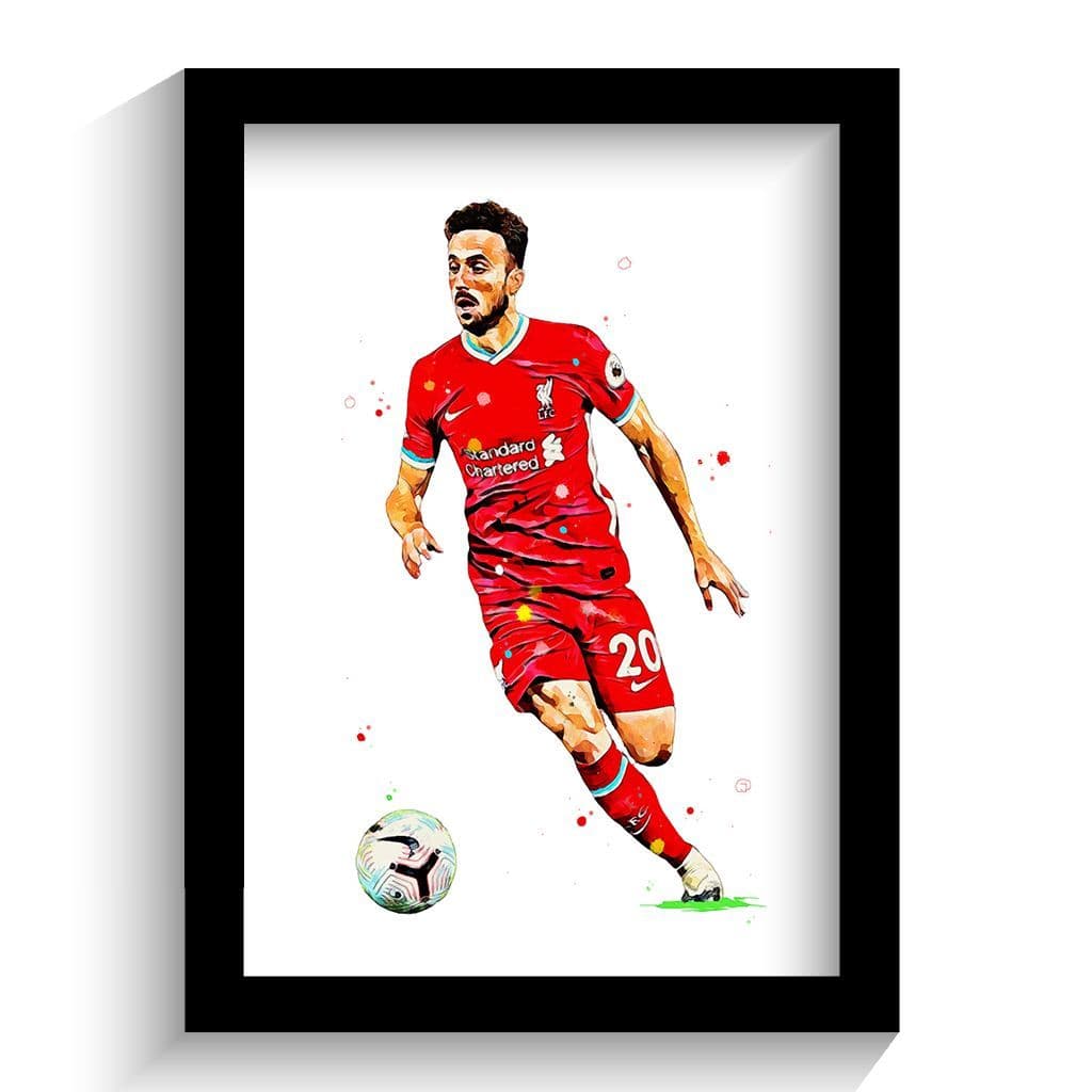 Liverpool | Diogo Jota Art Print - Image 2