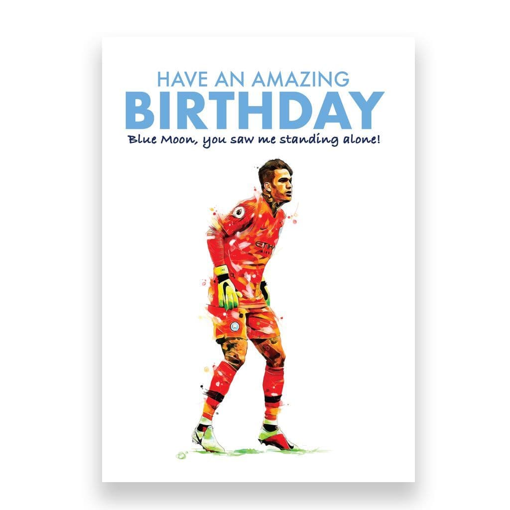 Manchester City Birthday Card | Ederson