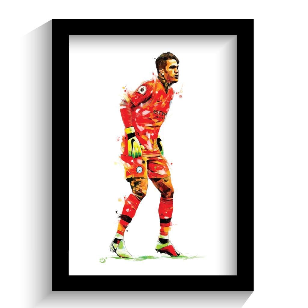 Manchester City | Ederson Art Print - Image 2