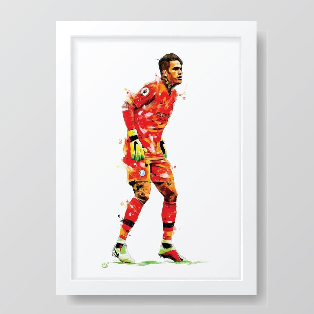 Manchester City | Ederson Art Print - Image 3