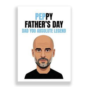 Manchester City Father's Day Card | Pep Guardiola