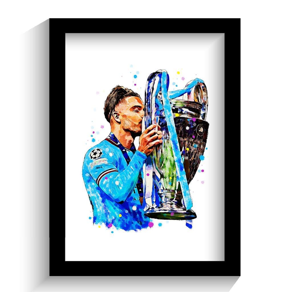 Manchester City | Jack Grealish Art Print | Champions League - Image 2