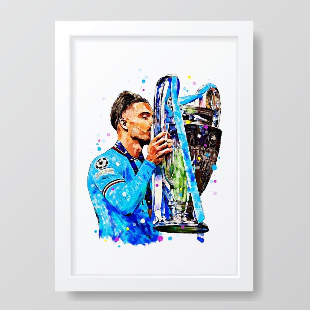 Manchester City | Jack Grealish Art Print | Champions League - Image 3