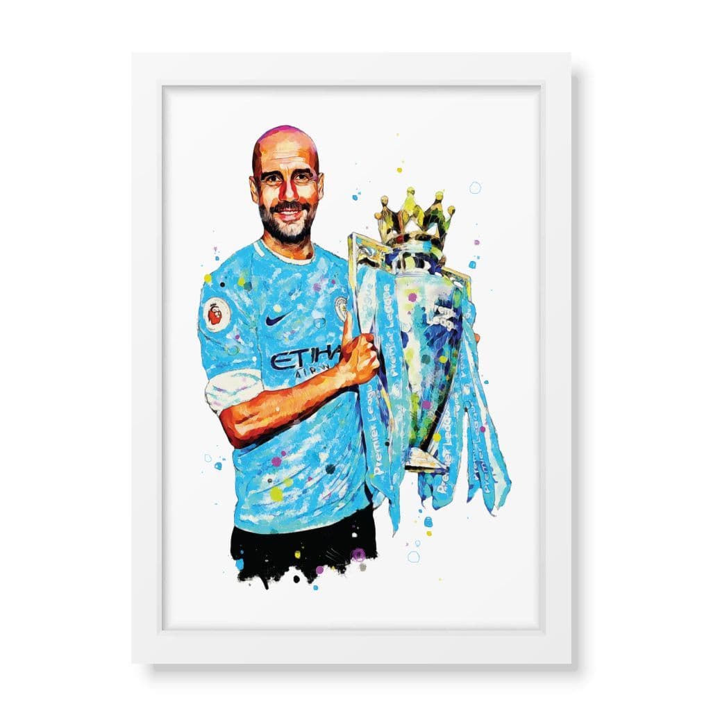 Manchester City | Pep Guardiola Art Print | Premier League - Image 3