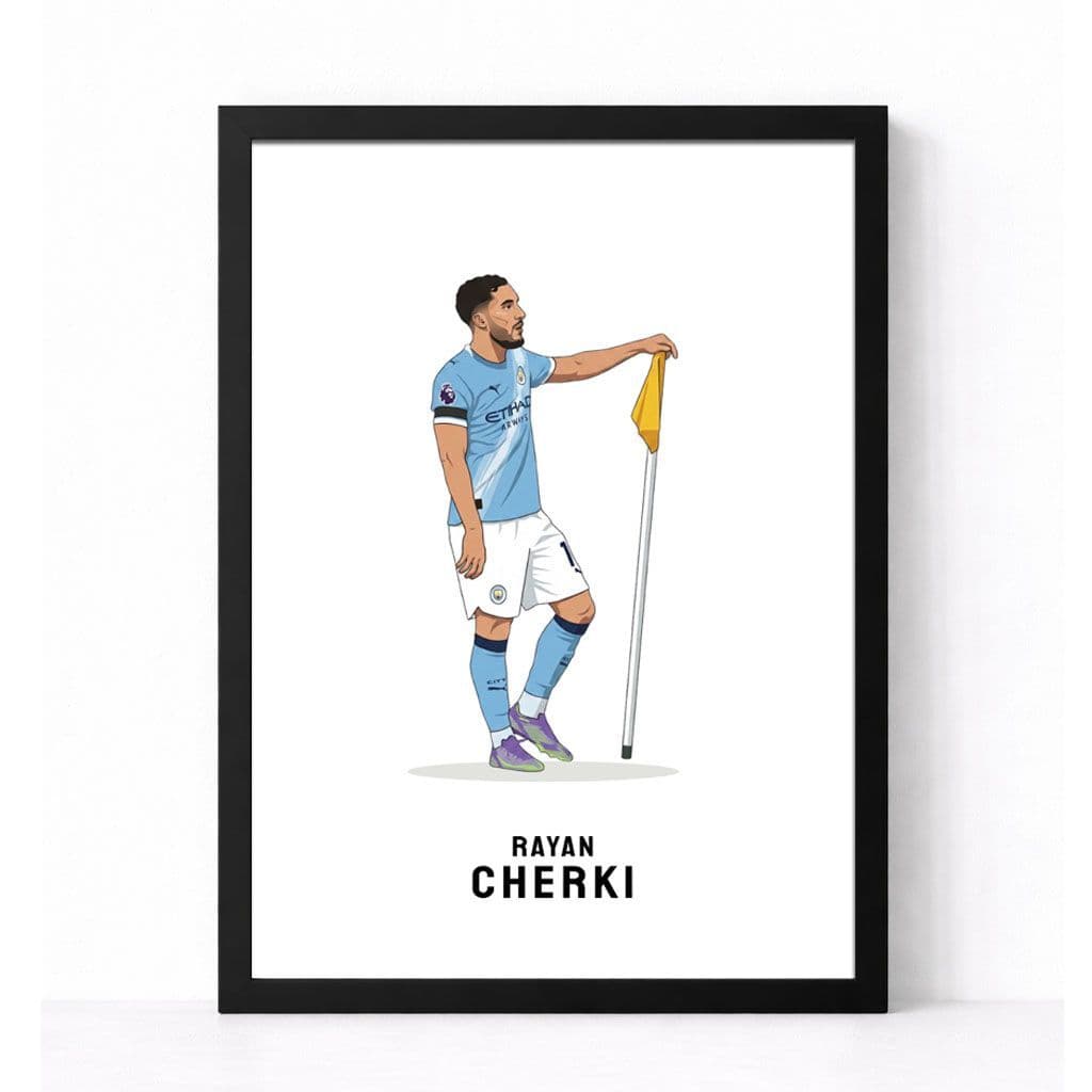 Manchester City Print | Rayan Cherki