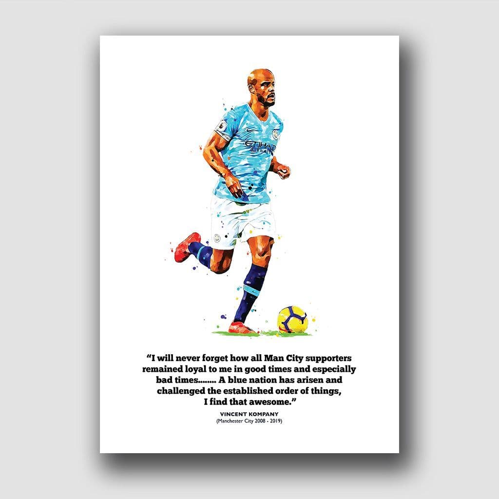 MANCHESTER CITY - VINCENT KOMPANY QUOTE!
