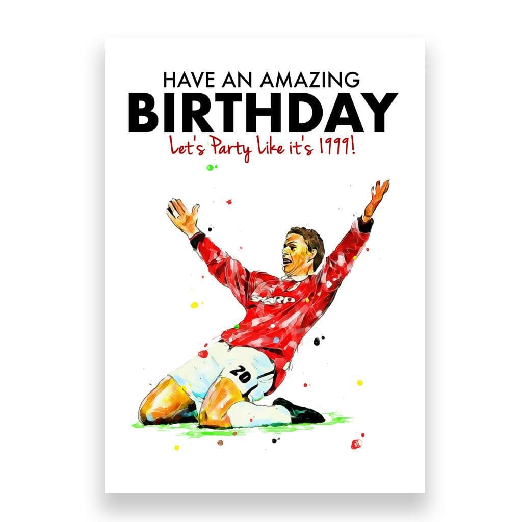 Manchester United Birthday Card | Ole Gunnar Solskjær