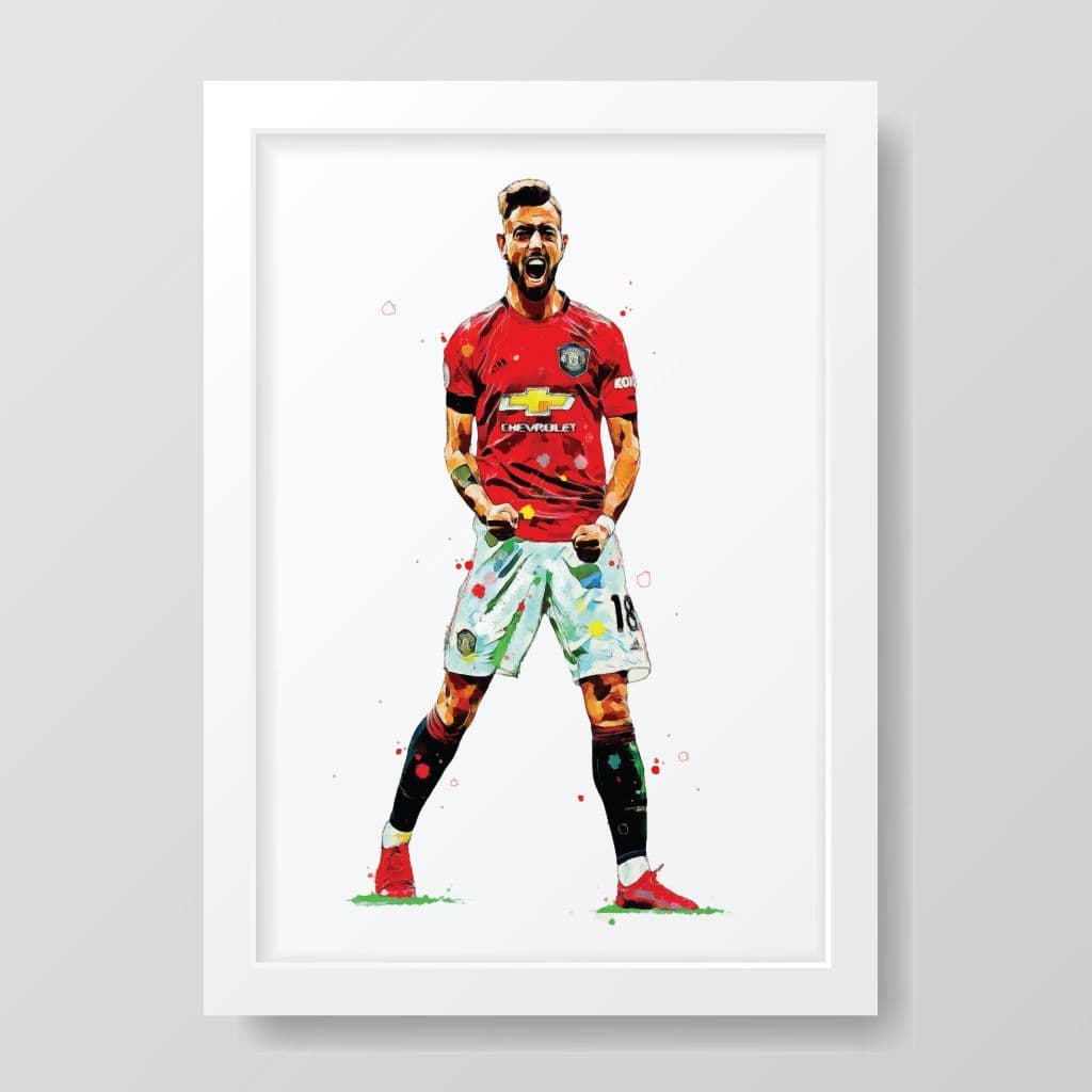 Manchester United | Bruno Fernandes Art Print (2) - Image 3
