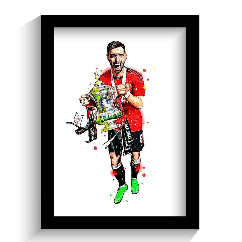 Manchester United | Bruno Fernandes Art Print (3) - Image 2