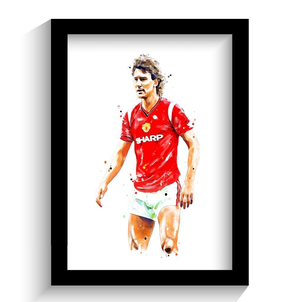 Manchester United | Bryan Robson Art Print - Image 3
