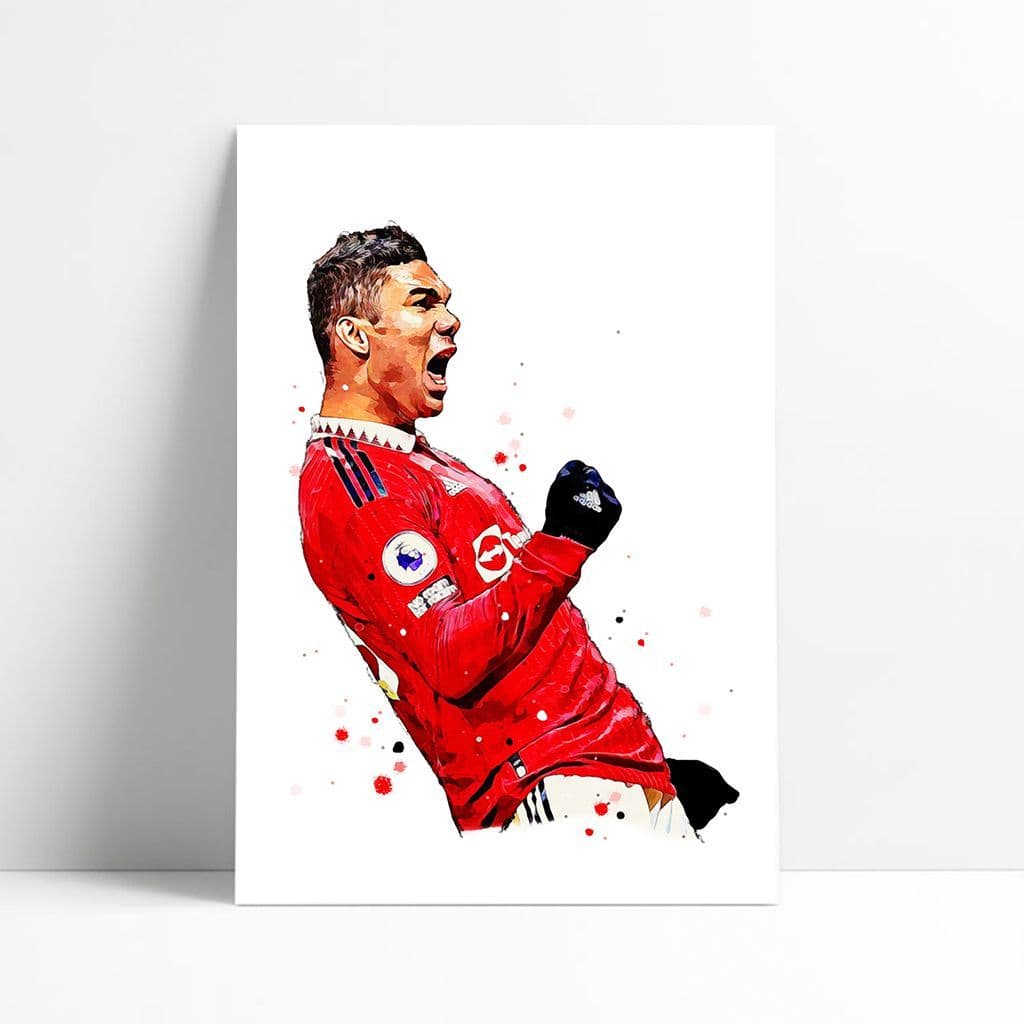 Manchester United | Casemiro Art Print