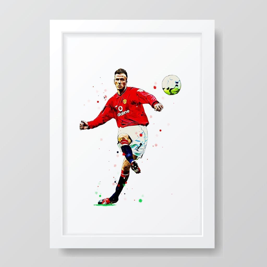 Manchester United | David Beckham Art Print (2) - Image 3