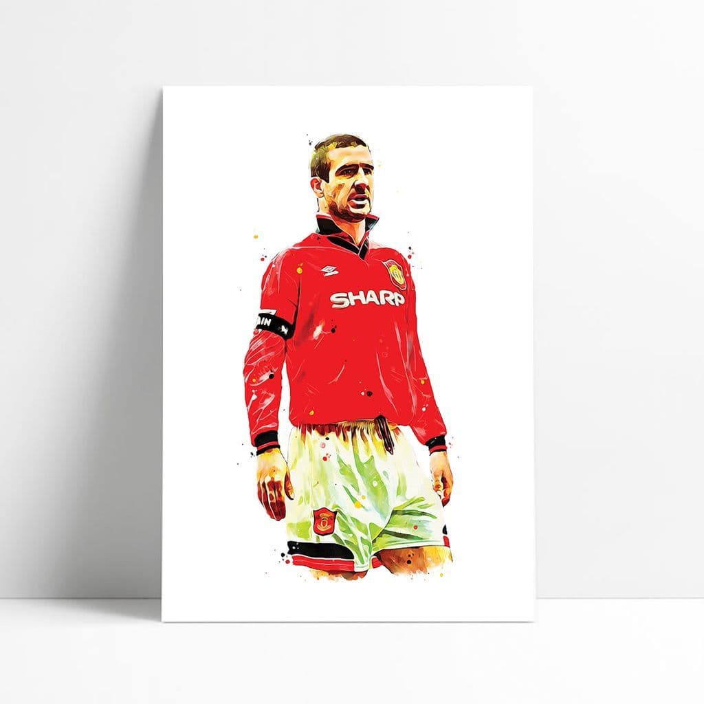 Manchester United | Eric Cantona Art Print